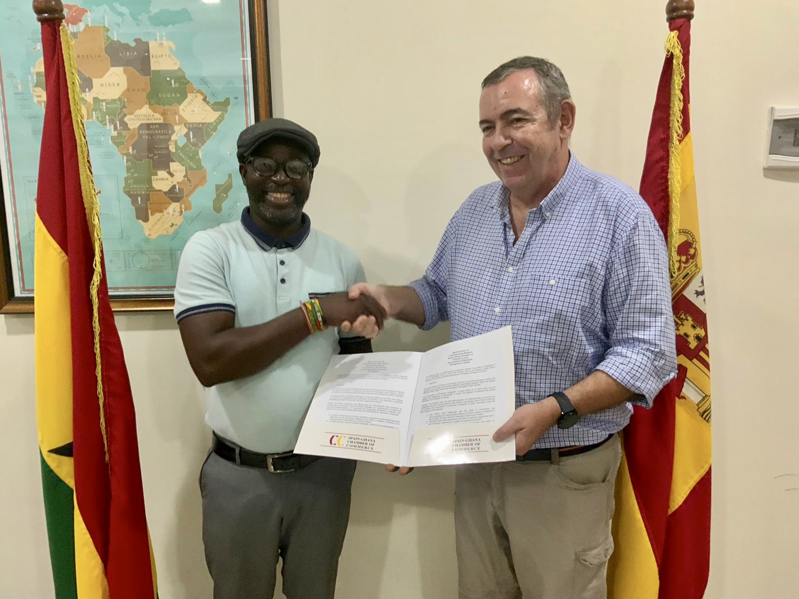 SGCC Signs MoU with Association of Ghanaian Immigrants In Spain